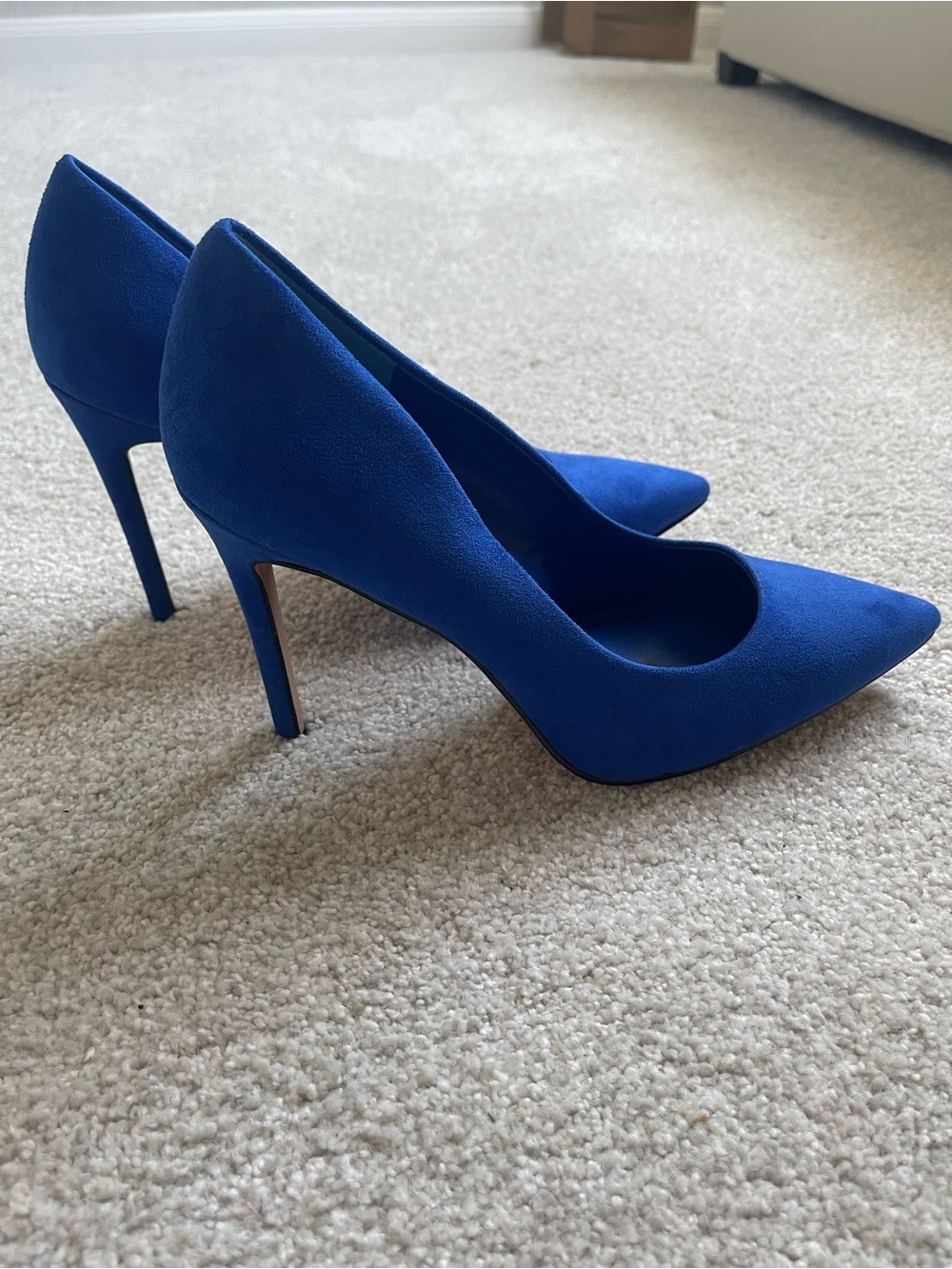 Women's Royal Blue Pointed Toe Stiletto Pumps